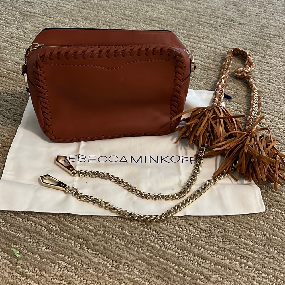 Cute Rebecca minkoff Leather tassel bag!